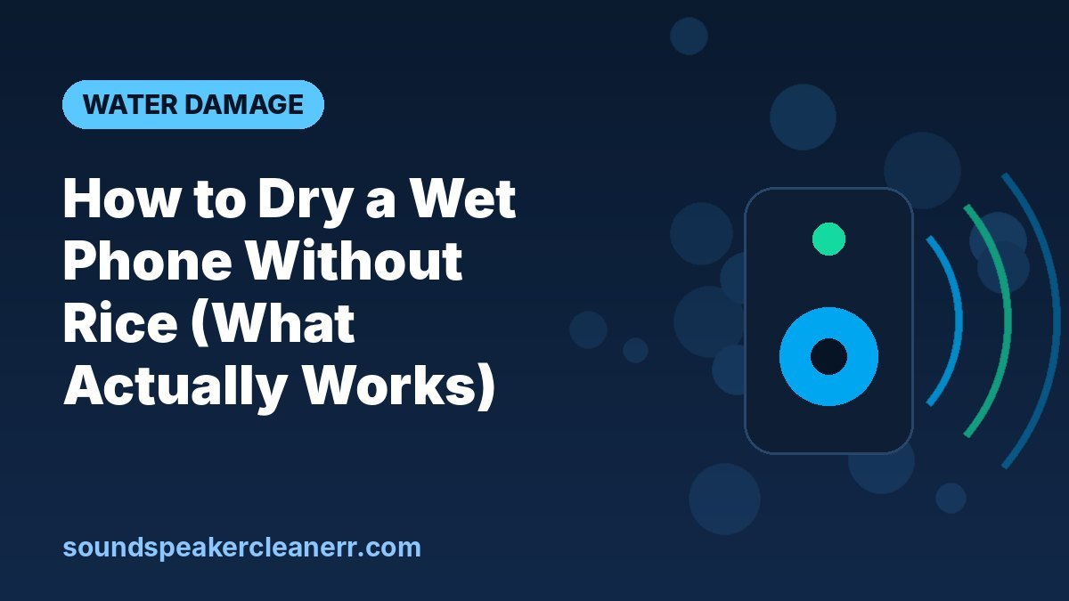 How to Dry a Wet Phone Without Rice (What Actually Works)