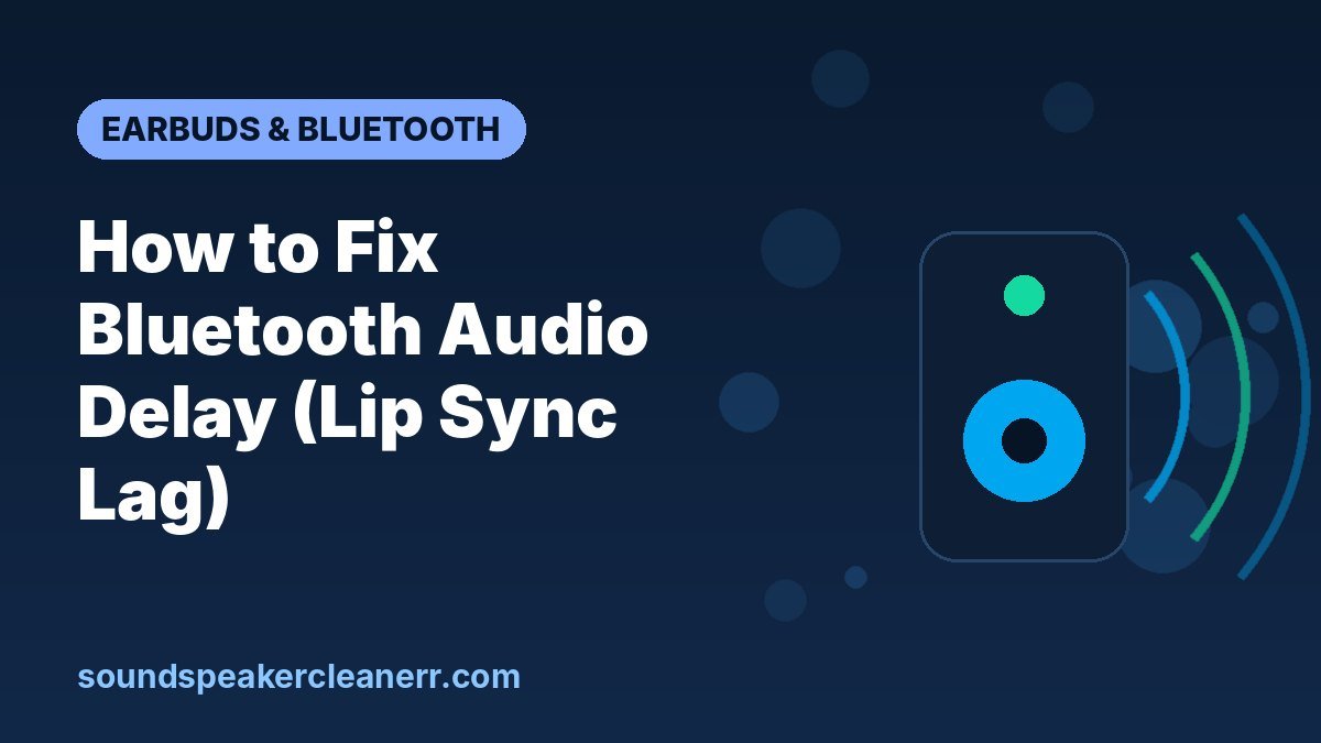 How to Fix Bluetooth Audio Delay (Lip Sync Lag)