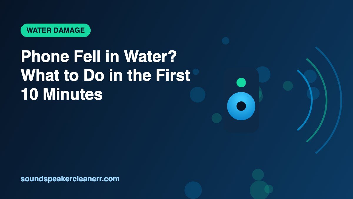 Phone Fell in Water? What to Do in the First 10 Minutes
